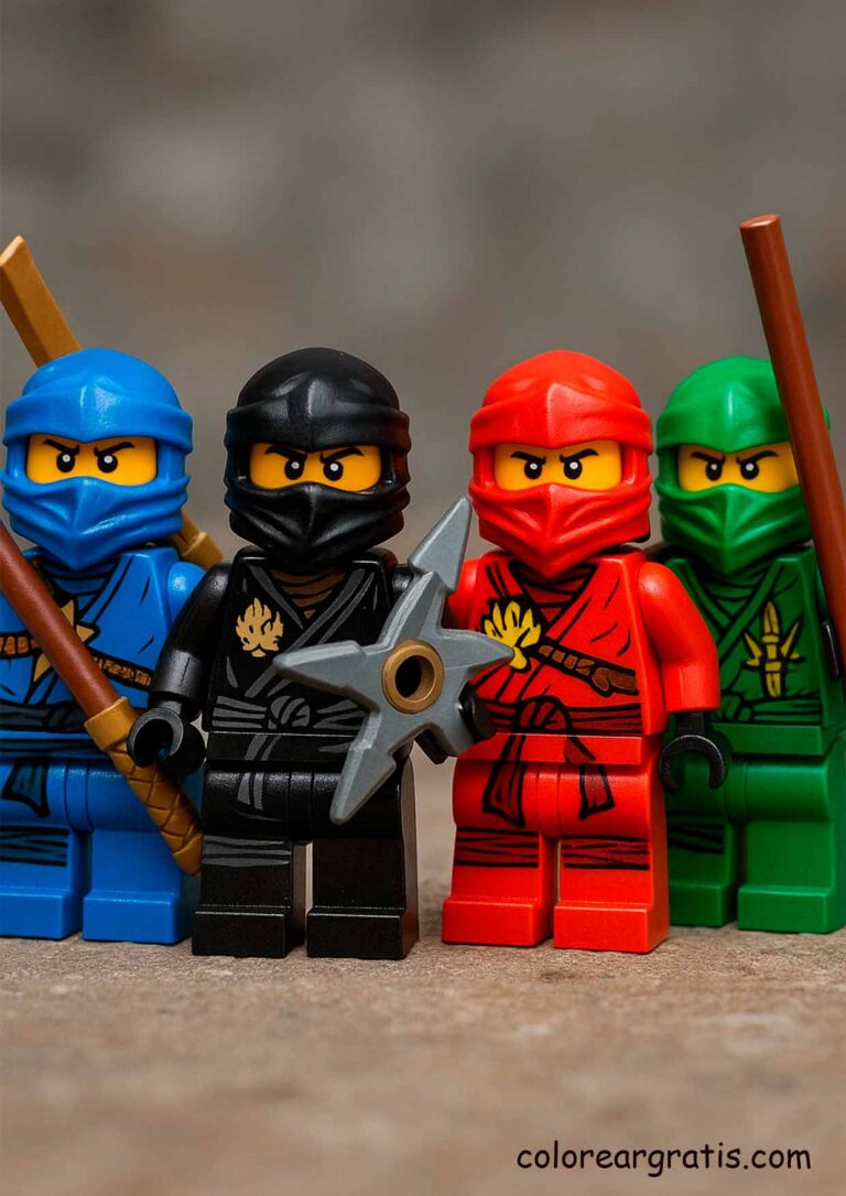 LEGO coloring pages for kids